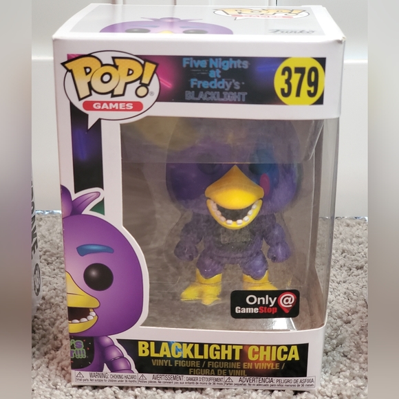 RARE! New Blacklight Series FNAF Funko Pop, Blacklight Articulated Figures - Picture 12 of 14